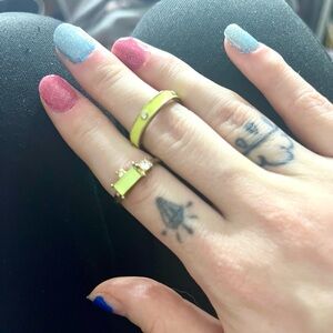 Green Ring Set